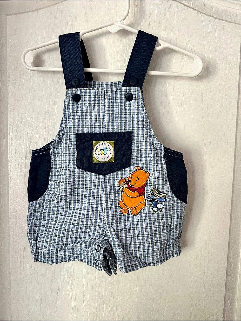 Vintage Winnie the Pooh shortalls/overalls